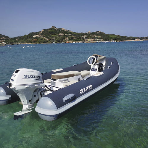 Надувная лодка c подвесным мотором - ST 325 Rider - Sur Marine - полужесткая / открытая / с рулевой консолью