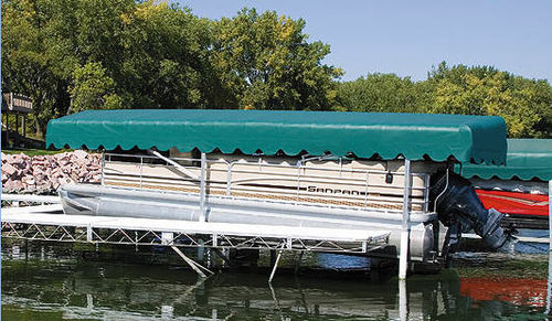 Лифт для понтонного катера - Hewitt Boats Lifts and Docks