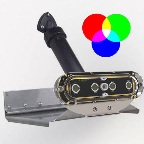 Подводное освещение для катера - Sea-Vue® - HURLEY MARINE - светодиоды RGB / поверхностный монтаж / многоцветное