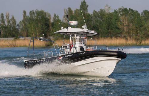Профессиональный катер катер береговой охраны - 750 - Stem Marine - водомет для установки на борту / внутренняя поворотно-откидная колонка / дизельный