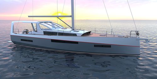 Круизная парусная яхта - 50 - Stem Marine - 2 каюты / с открытым кокпитом / бушприт