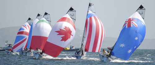 Парусник спортивная килевая яхта - SKUD 18 - Access Dinghies - с двойным пером руля / бушприт / для лиц с ограниченной подвижностью