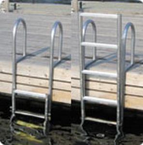 Лестница для понтона - Dock Edge - выдвижная / для купания / из алюминия
