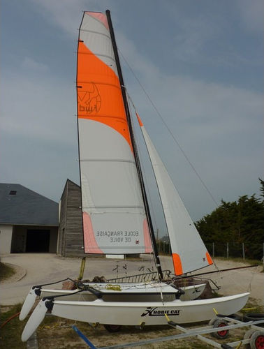 Фок - FSEZ16W001 - Forward Sailing - для спортивного многокорпусного судна / из Dacron® / Hobie 16