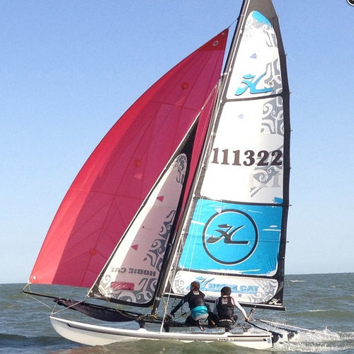 Асимметричный спинакер - SPHB160000 - Forward Sailing - для спортивного многокорпусного судна / нейлоновый / Hobie 16