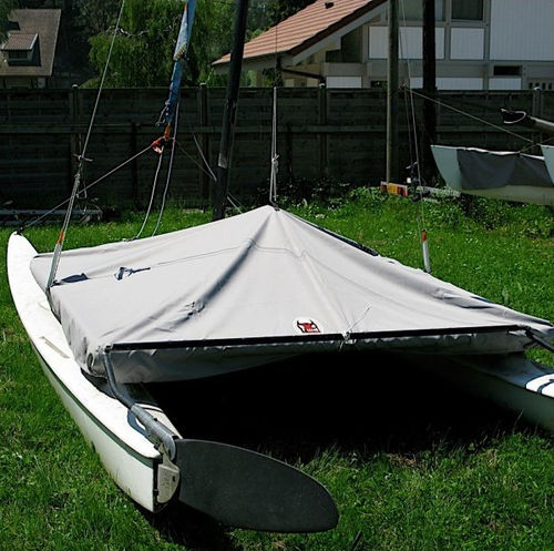 Защитный чехол для спортивного многокорпусного судна - TAHB141000 - Forward Sailing - для кожуха / серый / Hobie 14