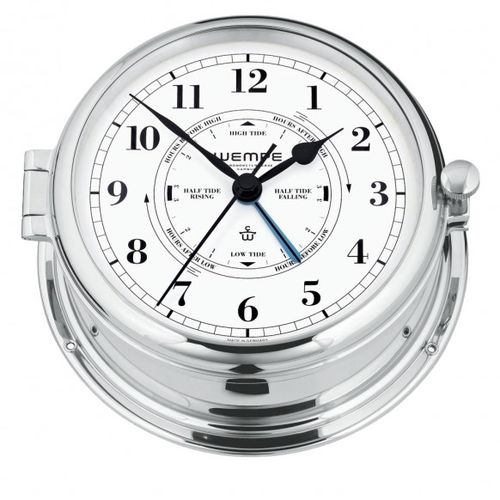 Аналоговый часы - ADMIRAL II - Gerhard D. WEMPE KG Division Chronometerwerke - из латуни / из хрома / индикатор приливов и отливов