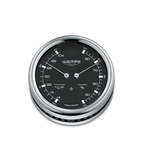 Аналоговый термометр - CW250010 - Gerhard D. WEMPE KG Division Chronometerwerke - гигрометр / из алюминия / °C