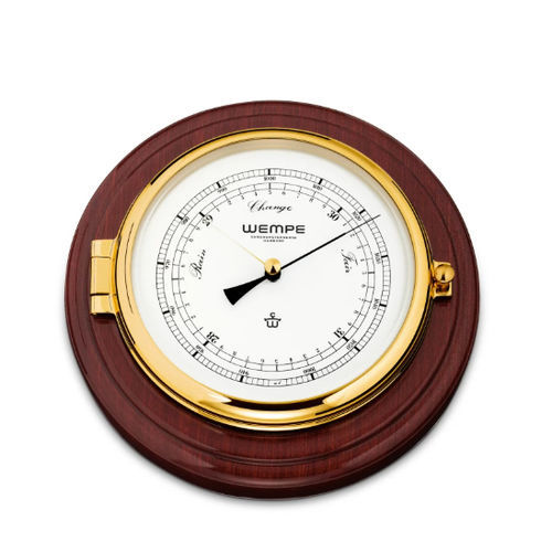 Аналоговый барометр - CW400002 - Gerhard D. WEMPE KG Division Chronometerwerke - из латуни / белый
