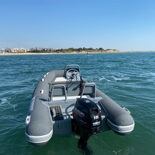 Надувная лодка c подвесным мотором - DREAM 340 - 3D MARINE - полужесткая / открытая / с боковой консолью