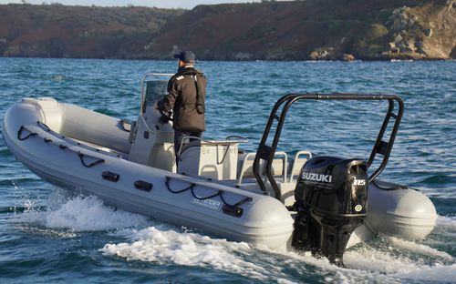 Надувная лодка c подвесным мотором - XPRO 589 - 3D MARINE - полужесткая / открытая / с центральной консолью