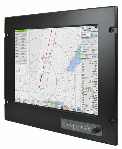 Морской экран - R15L600-MRM2 - Winmate Inc. - многофункциональный / ПК / навигационная система