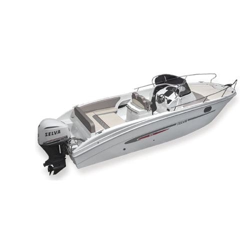 Прогулочный катер c подвесным мотором - SD 7.0 - Selva Marine - Fiberglass - с центральной консолью / открытый / из стекловолокна