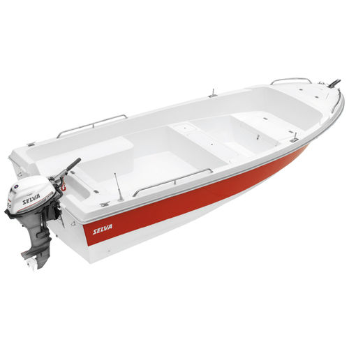 Ботик c подвесным мотором - T.4.8 - Selva Marine - Fiberglass - открытый / для спортивной рыбалки / спортивный