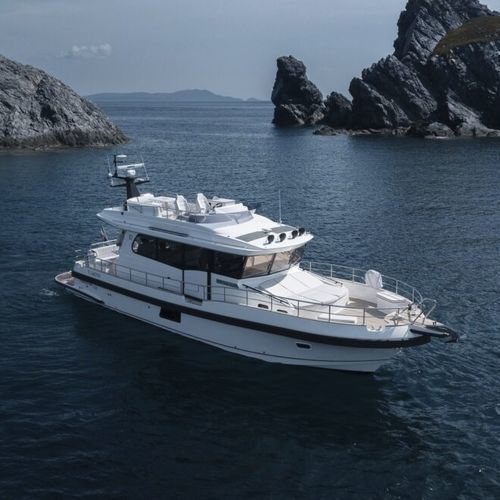 Оффшорная моторная яхта - 49+ - Linex-Boat Oy - с рулевой рубкой / 3 каюты / 7 спальных мест