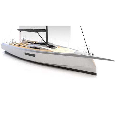 Парусник для навигации в прибрежных водах - 43  - ERYD YACHTS - бушприт / двойной штурвал