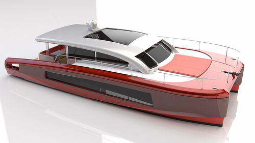 Быстроходный катер катамаран - 50 - ERYD YACHTS - с внутренним мотором / двухмоторный / хардтоп