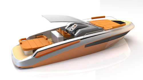Быстроходный катер с внутренним мотором - 38 WEEK END - ERYD YACHTS - двухмоторный / открытый / с двойной консолью