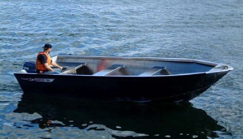 Профессиональный катер рабочее судно - 18' SKIFF - ABCO Industries Limited - c подвесным мотором / из алюминия