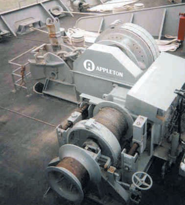 Лебедка для судна - AHAW/MW - Appleton Marine Inc - с гидравлическим приводом / простой барабан