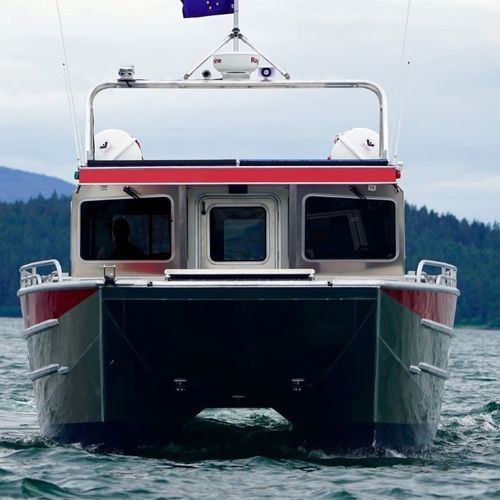 Профессиональный катер десантный катер - 4715-CTC - Armstrong Marine - катамаран / c подвесным мотором / из алюминия