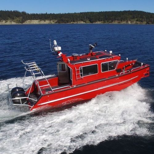 Профессиональный катер пожарный катер - 3110-RCM - Armstrong Marine - катамаран / c подвесным мотором / из алюминия