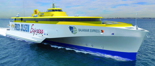 Автомобильный паром Ro-Pax - BAJAMAR EXPRESS - Austal USA - тримаран / высокоскоростной