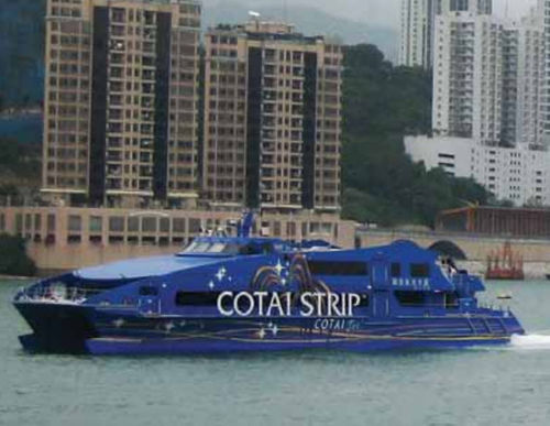 Автомобильный паром катамаран - THE COTAI STRIP COTAIJETS - Austal USA - высокоскоростной