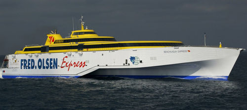 Автомобильный паром тримаран - BENCHIJIGUA EXPRESS - Austal USA - высокоскоростной
