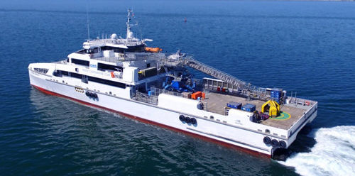 Служебное судно для плавания в открытом море для перевозки персонала - EXPRESS 70 - Austal USA - катамаран / высокоскоростное