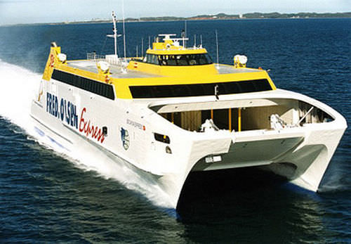 Автомобильный паром катамаран - BOCAYNA EXPRESS - Austal USA - высокоскоростной