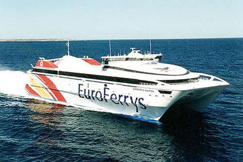 Автомобильный паром Ro-Pax - EUROFERRYS PACIFICA  - Austal USA - катамаран / высокоскоростной