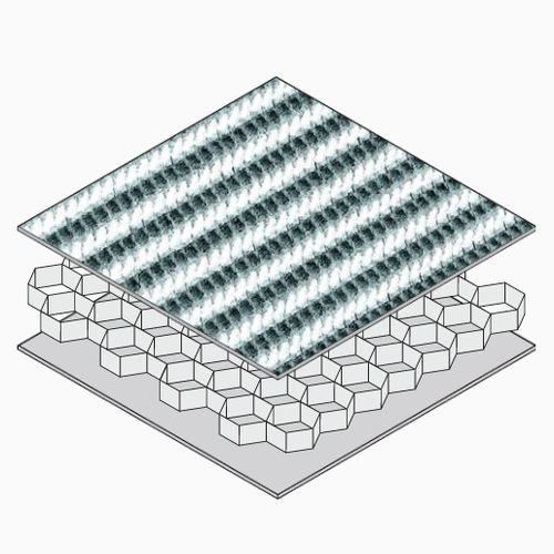 Сэндвич-панель для перегородки на судне - SONIUM® CORR - Ayres Composite Panels - сотовая панель из алюминия / алюминий