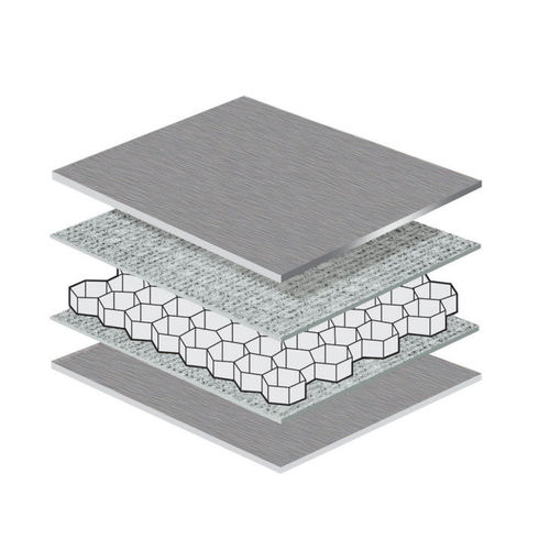 Сэндвич-панель для перегородки на судне - AYRLITE® 2031  - Ayres Composite Panels - сотовая панель из алюминия / алюминий / из нержавеющей стали
