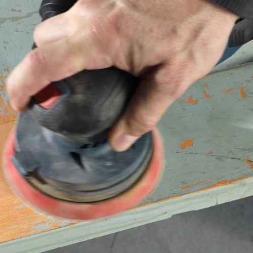 Шлифовальный станок для судостроительной верфи - GEX12V-5N - Bosch Tools - дисковый / на аккумуляторе / ручной