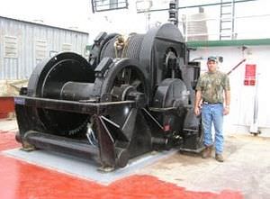 Лебедка для судна - TDSD-24WF :70T - Markey Machinerympany - для буксировки / дизельный двигатель / двойной барабан