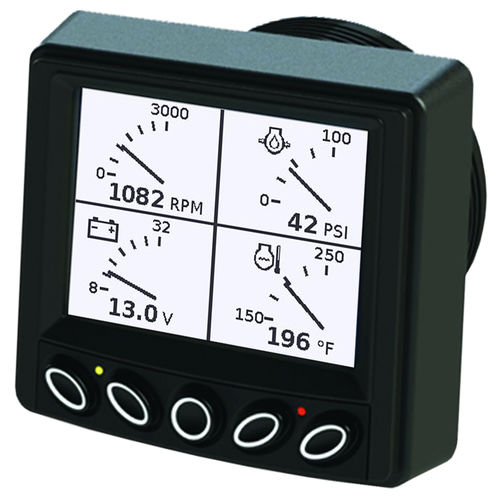 Индикатор для судна - PowerView® 350 - FW Murphy - для катера / многофункциональный / LCD