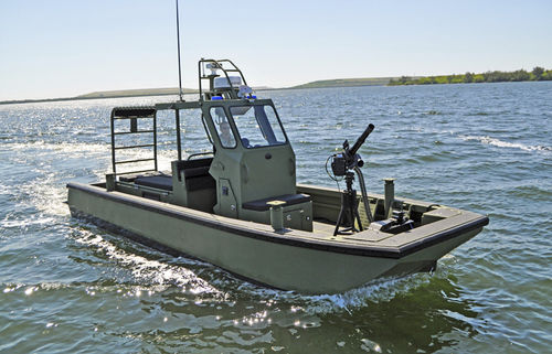 Профессиональный катер катер береговой охраны - 24 RIVERINE - Metal Shark Aluminum Boats - водомет для установки на борту / дизельный / из алюминия