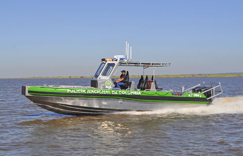 Профессиональный катер катер береговой охраны - 33 RELENTLESS - Metal Shark Aluminum Boats - c подвесным мотором / из алюминия / жесткий корпус