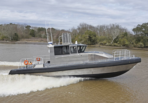 Профессиональный катер лоцманский катер - 45 DEFIANT - Metal Shark Aluminum Boats - водомет для установки на борту / дизельный / из алюминия