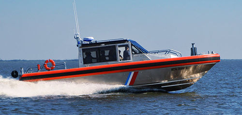 Профессиональный катер катер береговой охраны - 38 DEFIANT - Metal Shark Aluminum Boats - водомет для установки на борту / дизельный / из алюминия