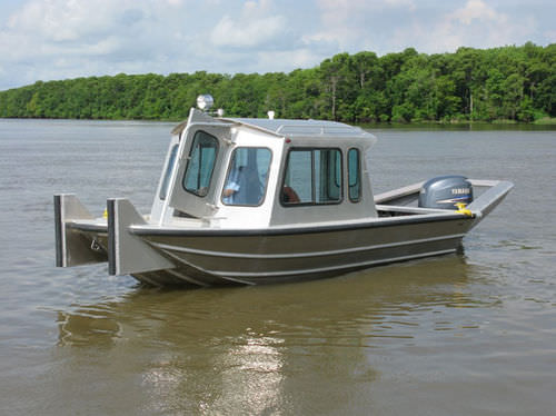 Профессиональный катер рабочее судно - 2072VWB1 - Scully's Aluminum Boats - c подвесным мотором / из алюминия
