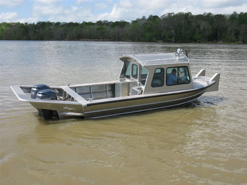 Профессиональный катер рабочее судно - 2284VWB2 - Scully's Aluminum Boats - c подвесным мотором / из алюминия