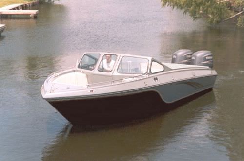 Небольшой катер c подвесным мотором - Sportsman28 - Scully's Aluminum Boats - двухмоторный / боурайдер