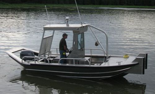 Профессиональный катер рабочее судно - 1872VWB - Scully's Aluminum Boats - c подвесным мотором / из алюминия