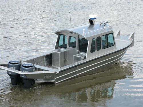 Профессиональный катер рабочее судно - 2684DVWB2 - Scully's Aluminum Boats - c подвесным мотором / из алюминия