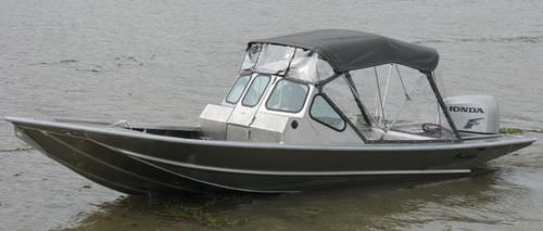 Открытый катер c подвесным мотором - 2072V2 - Scully's Aluminum Boats - с двойной консолью / из алюминия
