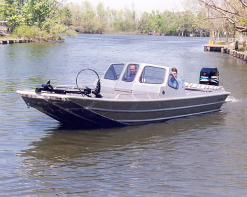 Открытый катер c подвесным мотором - 2072V Innovator 11 - Scully's Aluminum Boats - с двойной консолью / из алюминия