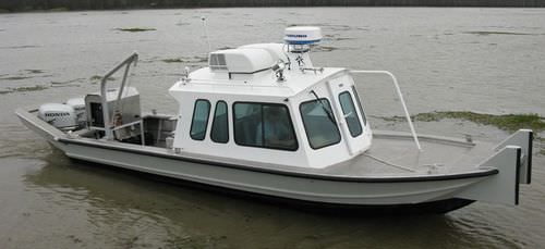 Профессиональный катер рабочее судно - 2884DVWB2 - Scully's Aluminum Boats - c подвесным мотором / из алюминия
