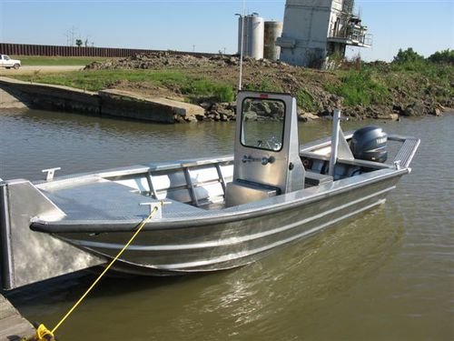Профессиональный катер рабочее судно - 2072VWB2 - Scully's Aluminum Boats - c подвесным мотором / из алюминия